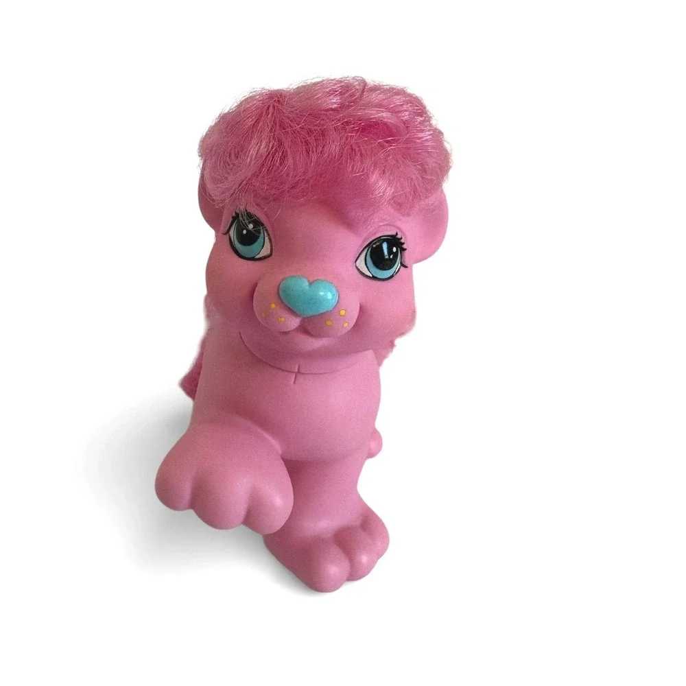 Vintage‎ 1987 Hasbro My Little Pony Friends Kingsley the Lion Pink Figure G1 Toy